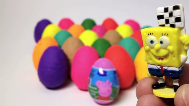 Play Doh Eggs Peppa Pig Surprise Egg Angry Birds Mickey Mouse Thomas & Friends Cars 2 Surprise Eggs