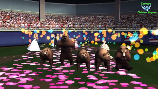 Finger Family Bear Family Rhymes | Animals Cartoon Finger Family Rhymes For Children