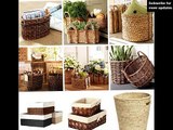 Wicker Basket Decorating Ideas | Collection Of Wicker Baskets & Bins