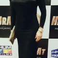 Filmstar Sana at premiere of film Hijrat in Karachi