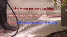 Driveway hot water pressure washing brookswood powerwashing langley