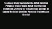 Download Flashcard Study System for the ACSM Certified Personal Trainer Exam: ACSM Test Practice