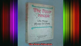 DOWNLOAD FULL EBOOK  The Peter Principle Full Ebook Online Free