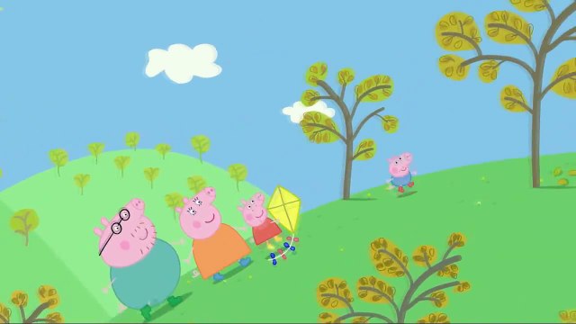 Peppa Pig #1 |FLYING A KITE| US CARTOONS!!!!