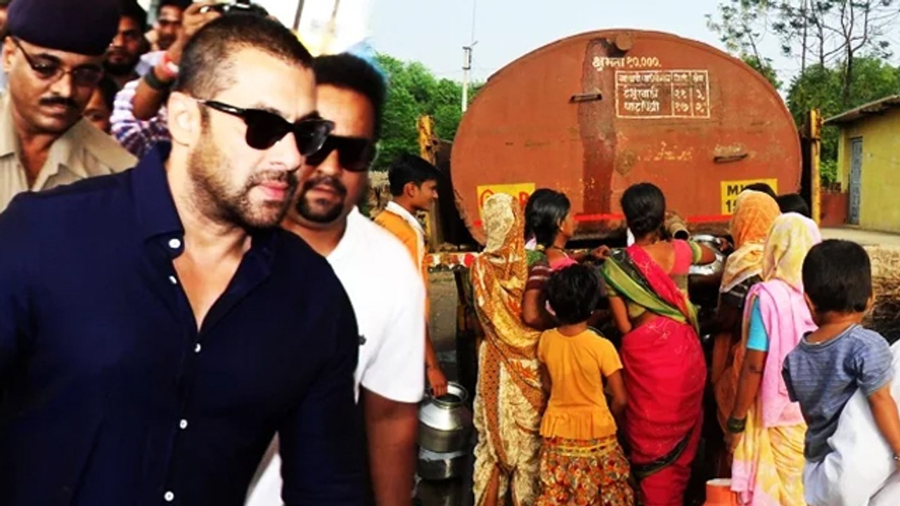 Salman Khan Sends WATER TANKERS To DROUGHT-HIT MAHARASHTRA