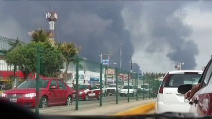 Explosión en planta petroquímica en México