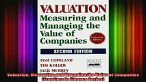 READ book  Valuation Measuring and Managing the Value of Companies Frontiers in Finance Series Full Free