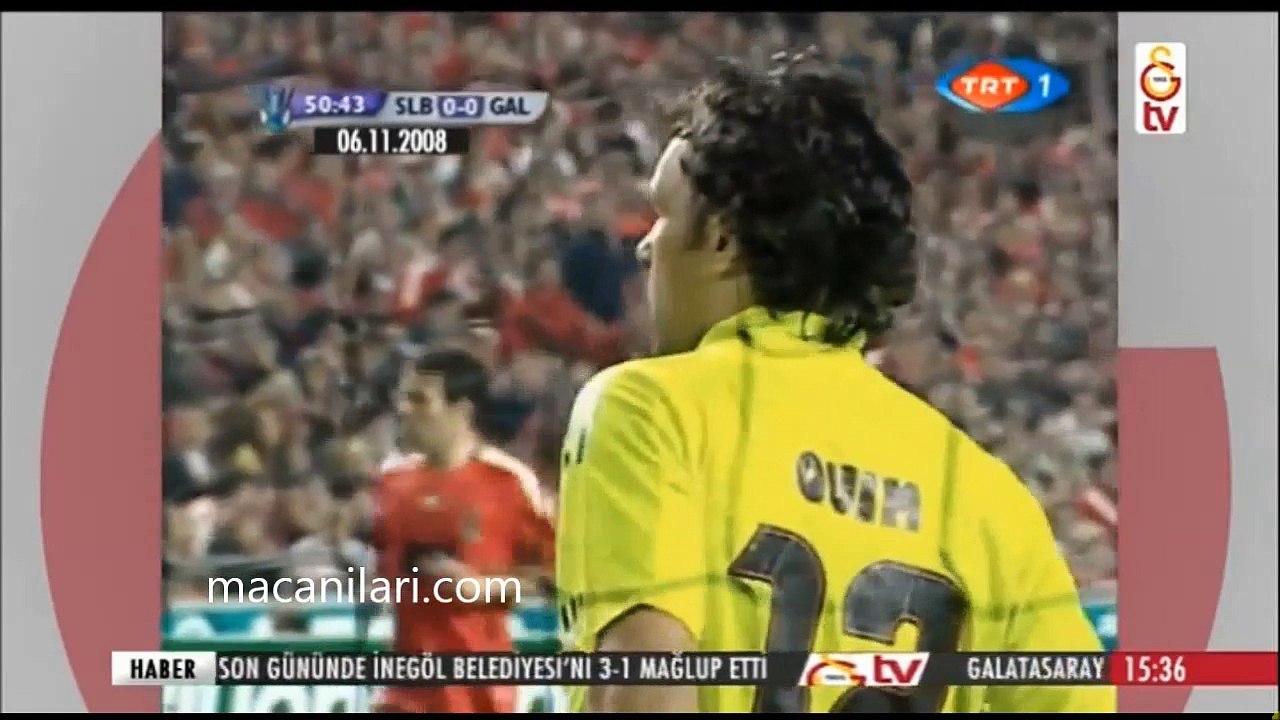 [HD] 06.11.2008 - 2008-2009 UEFA Cup Group B Matchday 2 Benfica 0-2 Galatasaray