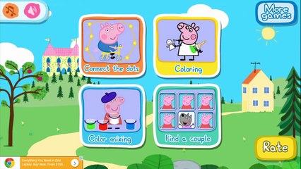 Peppa Pig Mini Games Part 1 - best app demos for kids - Philip