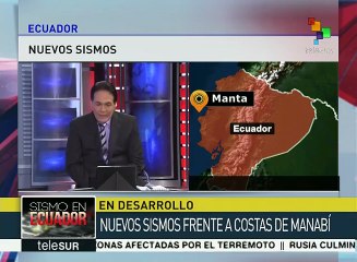 Ecuador: cadena de sismos mantiene en vilo a la población
