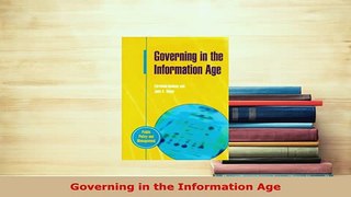 PDF  Governing in the Information Age Free Books