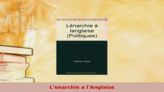 PDF  Lenarchie a lAnglaise  Read Online
