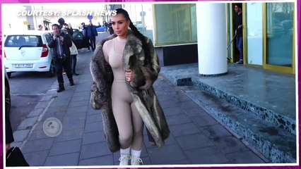 OMG! Kim Kardashian  Body Suit Look!