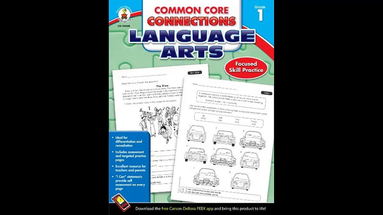 Common Core Connections Language Arts Grade 1