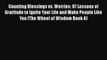 [Read book] Counting Blessings vs. Worries: 97 Lessons of Gratitude to Ignite Your Life and