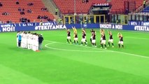 Le Milan AC fait un haka avant un match