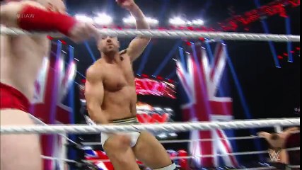 W.W.ENTERTAINMENT-Cesaro & The New Day vs. The Miz & The League of Nations