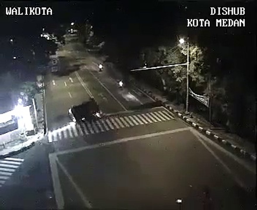 Car accident upside down