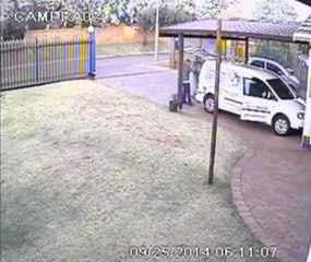 A hold up ends in an unexpected way