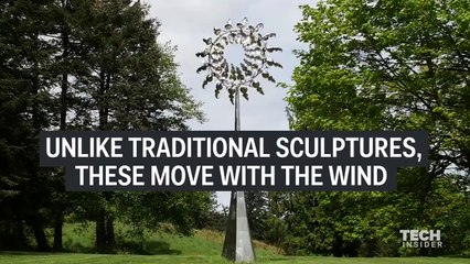 An American artist has done something incredible with the power of wind.