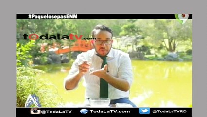 PA'QUE LO SEPAS CON CHRISTIAN CALDERÓN: EXPERIMENTOS CON AGUA- ESTA NOCHE MARIASELA-VIDEO