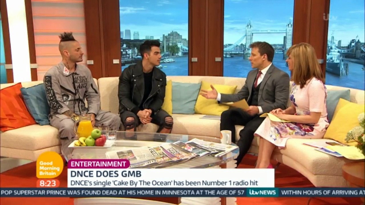 DNCE on Good Morning Britain - April 22th, 2016