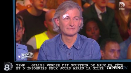 TPMP : Gilles Verdez souffre de "maux de tête" et d’"insomnies" après la gifle de JoeyStarr (vidéo)