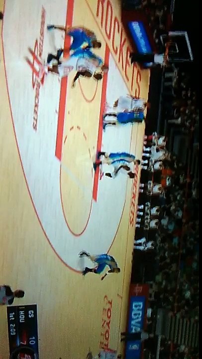 NBA2K13: Warriors vs Rockets Stephen Curry got hurt