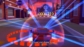 Spiderman Songs Nursery ♪ Do you ears hang low ♪ Tow Mater Rayo Macuin Carros 2 HD