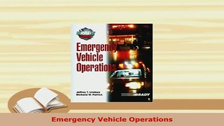 PDF  Emergency Vehicle Operations Read Online