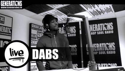 Dabs - Seul Dans Le Noir (Live des studios de Generations)