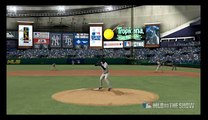 MLB 09 The Show Nick Punto with double and maybe even a triple WEB GEM out or safe?