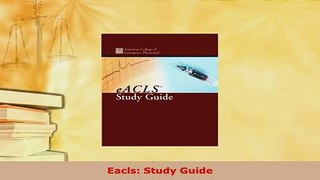 PDF  Eacls Study Guide Free Books