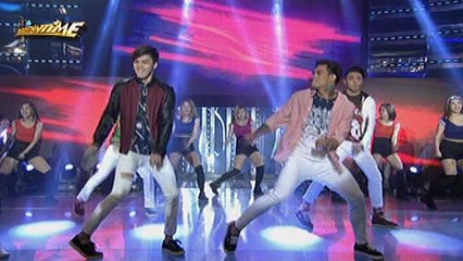 It's Showtime: Hashtags dance to "Drag Me Down"