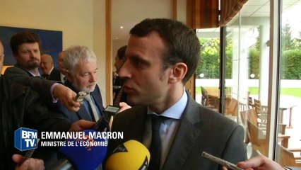 Emmanuel Macron : « Je suis en plein soutien » de François Hollande
