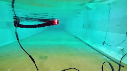 Swimming motion no thrusters