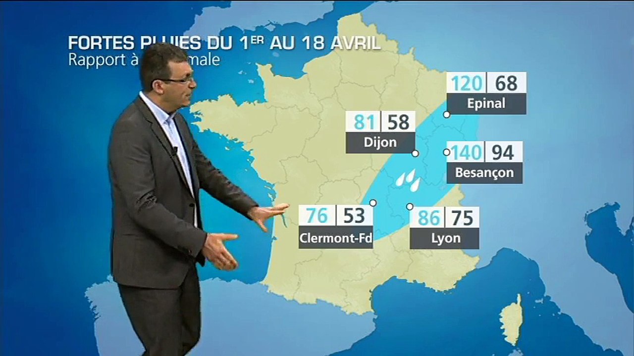 Que d'eau dans l'Est en avril !