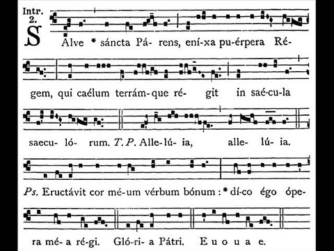 Introitus Salve sancta Parens, Commune Beatae Mariae Virginis (Commun Vierge Marie)