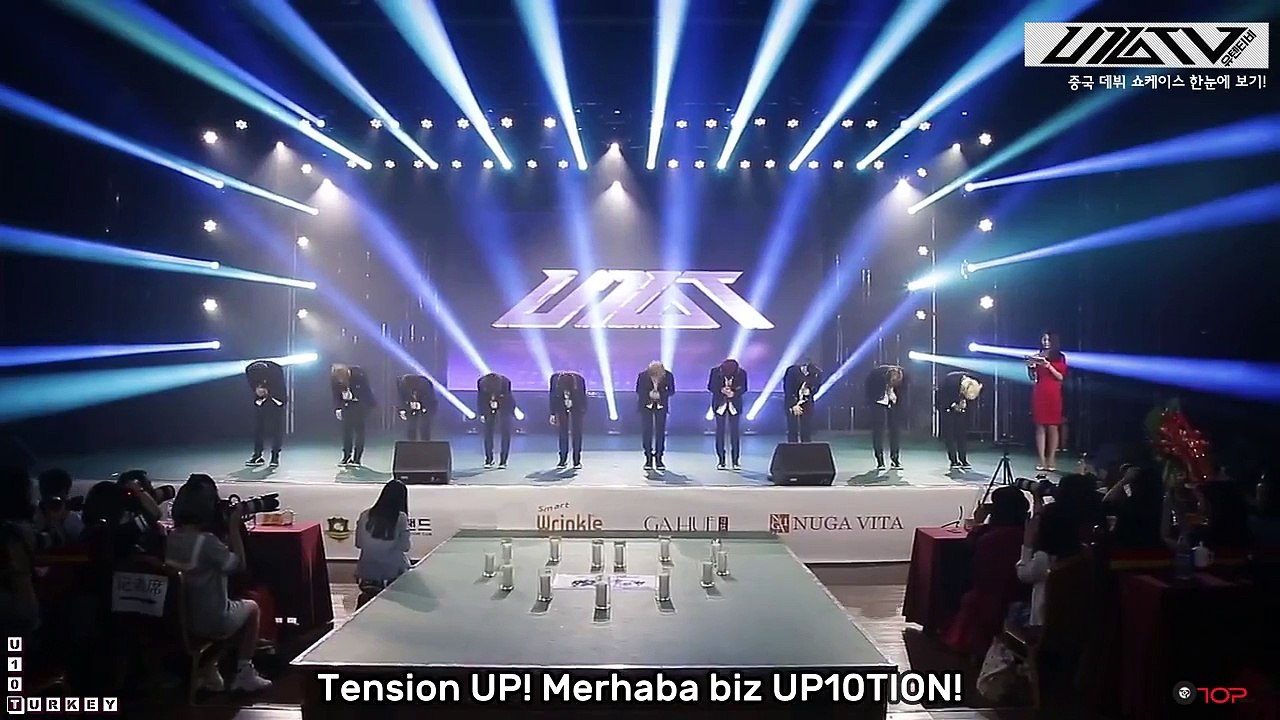 [10.10.2015] U10TV 7. Bölüm - UP10TION'ın Çin Debut Showcase'ine Bir Bakış (Türkçe Altyazılı)