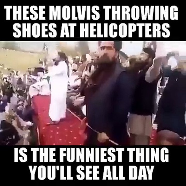 Molvis Throwing Shoes at Helicopter - Funniest Thing Ever Seen
