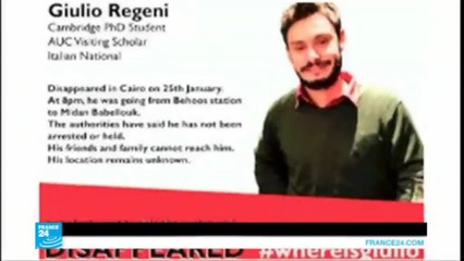 القاهرة تنفي تورط أجهزتها الأمنية في وفاة الطالب الإيطالي