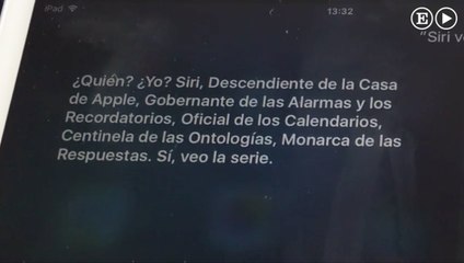 ¿Qué sabe Siri de Juego de tronos?