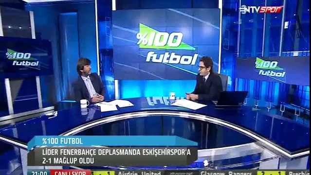 Eskişehirspor 2 Fenerbahçe 1 %100 Futbol Rıdvan Dilmen Maç Yorumu ve Özet