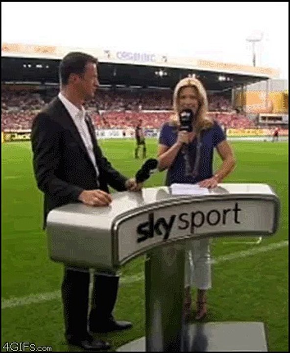 Very funny football blooper