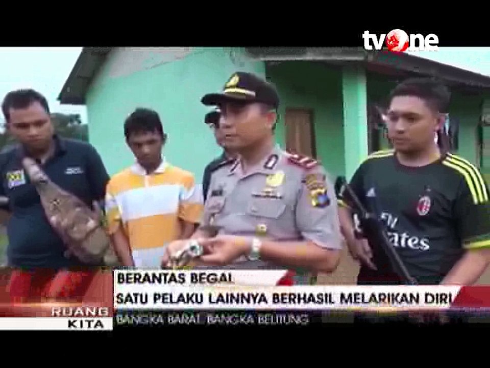 Drama Penangkapan Pelaku Begal Sadis di Bangka...
