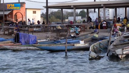 COP21: A Zinghinshor, des lampadaires solaires éclairent la nuit