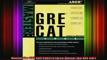 READ book  Master the GRE CAT 2002e Arco Master the GRE CAT Full EBook