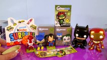 Kinder Surprise Eggs Batman Funko Pop Toys DC Universe Mystery Minis By Disney Cars Toy Cl