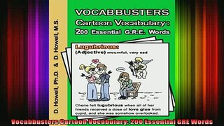 READ FREE FULL EBOOK DOWNLOAD  Vocabbusters Cartoon Vocabulary 200 Essential GRE Words Full Ebook Online Free
