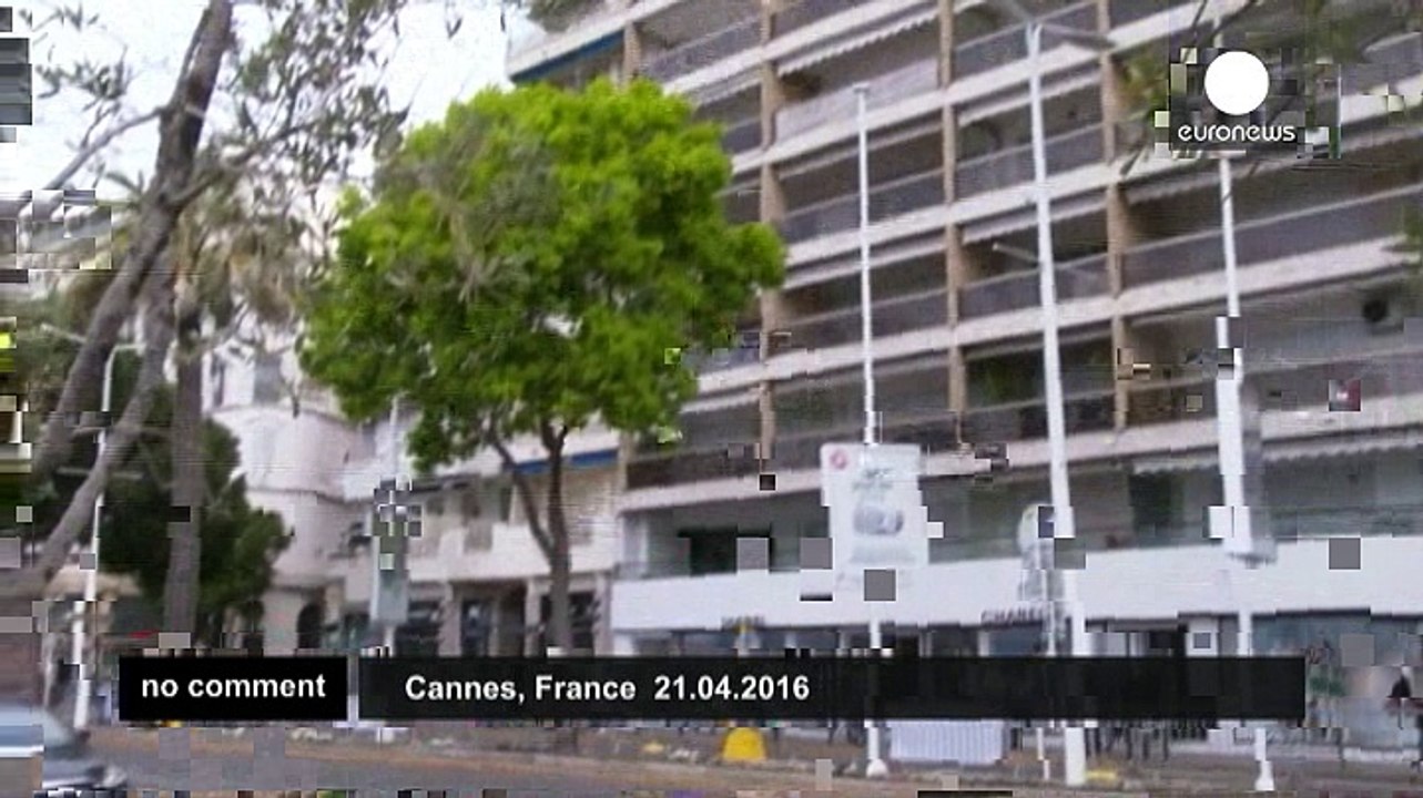 Terrorist attack simulation in Cannes before film festival